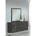 thumbnail image 2 of HomeRoots 282605 Miroir Moderne Italien - Gris, 2 of 3