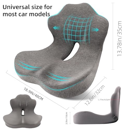 Memory Foam One-piece Cushion Backrest Integrated
