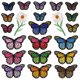 thumbnail image 1 of Parches para planchar, mariposa, parches para planchar, parches bordados, apliques de tela bordada, parches para coser, vaqueros, chaqueta, ropa, mochila, 22 unidades WD.WDQZL Hogar, 1 of 8