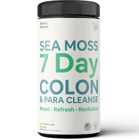 Sea Moss 7 Day Colon and Para Cleanse | Pineapple Flavor