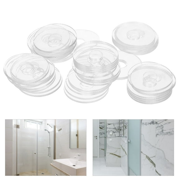 50Pcs Shower Handle Screw Gaskets Screw Washers Vinyl Fastening Washers Repairing Flat Gaskets