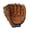 Brown Black, variant on Riousery Premium 10.5 Inches / 26.6 cm Outdoor Sport Baseball Glove High Quality PU Thickened Left Hand Baseball Practice Mitt Designed for Kids Youth Adults Recreational Players Fielders