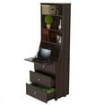 thumbnail image 4 of Inval America Espresso Bookcase, 4 of 9