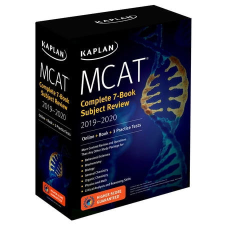 MCAT Complete 7-Book Subject Review 2019-2020 : Online + Book + 3 Practice Tests