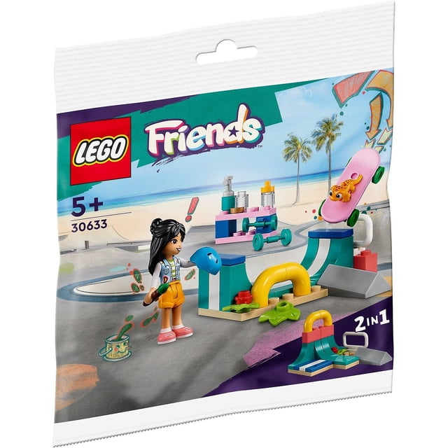 Set de rampa de skate LEGO Friends 30633 en bolsa de plástic