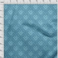thumbnail image 4 of oneOone Viscose Jersey Teal Green Fabric Floral Fabric For Sewing Printed Craft Fabric By The Yard 60 Inch Wide, 4 of 6