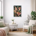 thumbnail image 3 of Framed Canvas Wall Art Tropical Leaves Botanical Print for Living Room Decoration - 16"x24" WHITE, 3 of 8