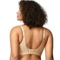 thumbnail image 5 of HSIA Wirefree Full Coverage Non Padded Plus Size Deep V Lace Comfortable Bra Nude 3XL, 5 of 8
