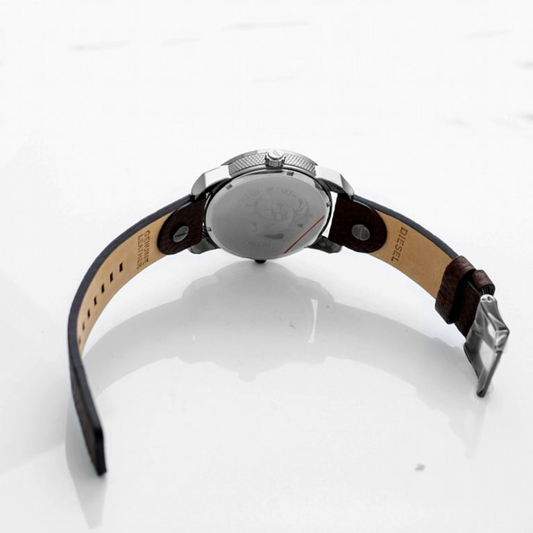 Diesel Men s DZ7339 Brown Leather Quartz Watch