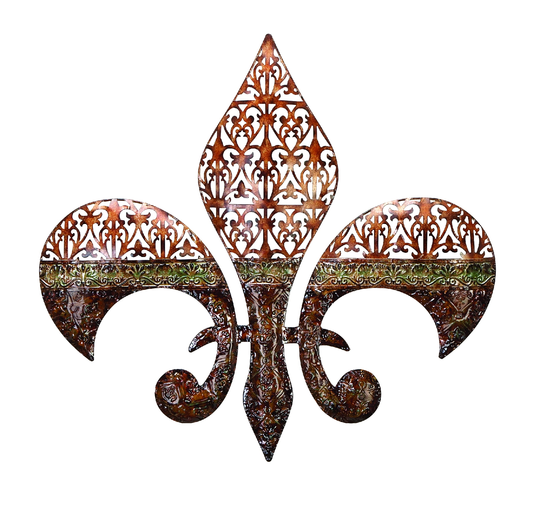 Urban Designs 2 Piece Vintage Metal Keys Wall Art Decor Set Brown 7720486