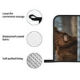 thumbnail image 4 of Cauagu Yak Print Oven Mitts and Pot Holders 4 pcs Set,Extra Thicken Long Kitchen Oven Glove Potholders BBQ Gloves-Oven Mitts and Pot Holders(11 Inch), 4 of 6