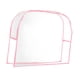 thumbnail image 2 of Funda para respaldo de silla de barbero, reutilizable, transparente, impermeable y reforzada. 51x40x12cm, 2 of 9