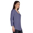 thumbnail image 2 of Inkmeso Womens Basic U-neck T-shirt Full Sleeve Summer Long Tee Workout Top, 2 of 7