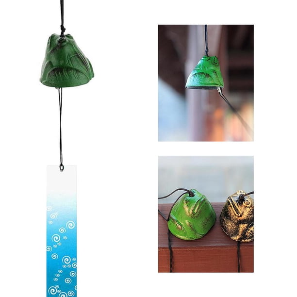 Campana de viento de la de estilo chino, puerta antigua, colgante de pared, campana de hierro, patio, jardín Verde Sharpla árbol de carillón de viento retro colgando