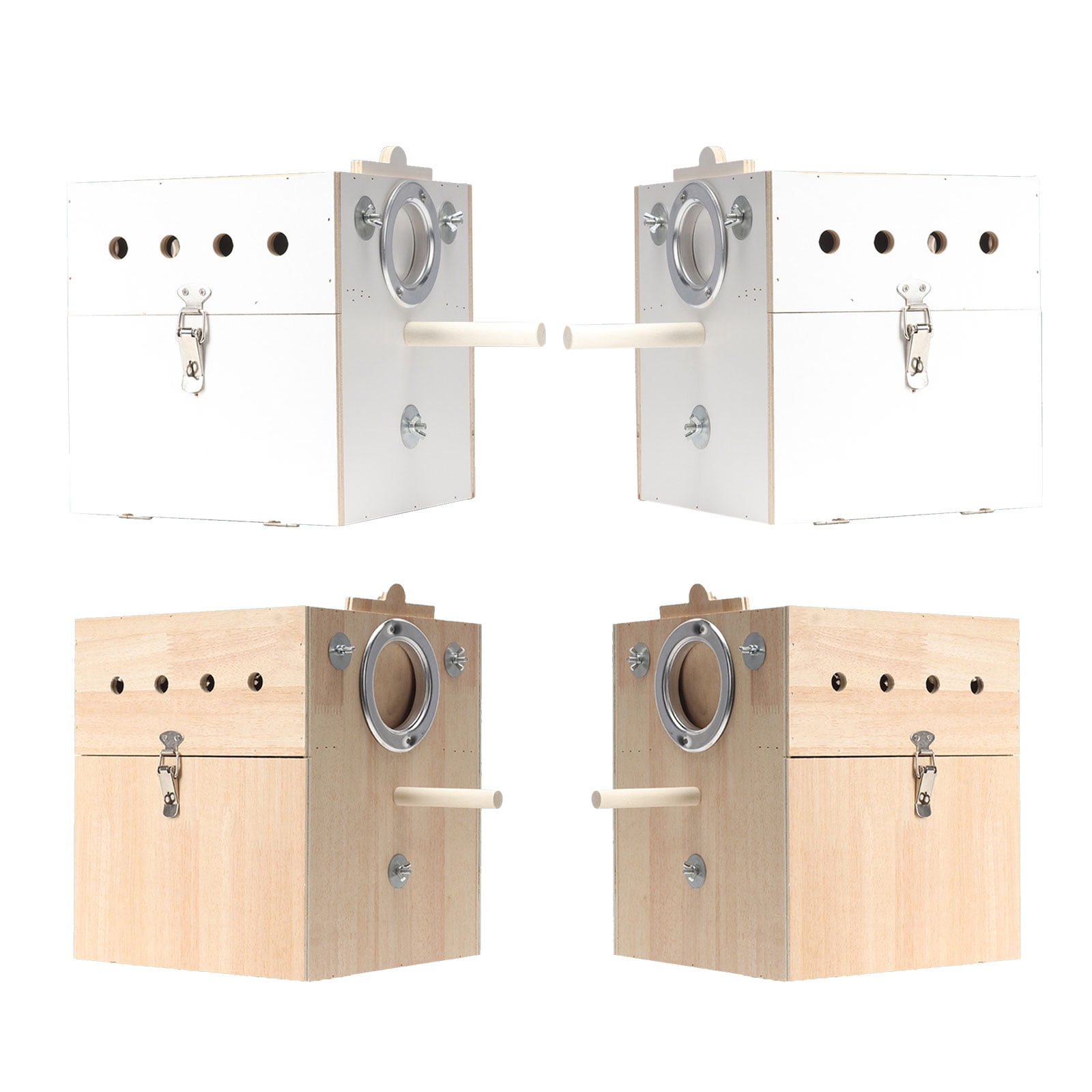 Bird Nest Cage, Shelter Nest Parrots Cage Detachable Drawer Hideouts for Small Size Bird Cage Decors