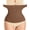 Coffee-Large, variant on Coffee Ribbed Waist Shaper Corset Tummy Control Pull-On Firm Support