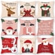 thumbnail image 2 of Funda de cojín de Feliz Navidad, Papá Noel, alce, decoración navideña para el hogar, adornos navideños 2024, Navidad, Año Nuevo 2023, 2 of 6