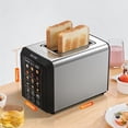 thumbnail image 2 of Secura 2 Slice Automatic Toaster Touch Screen Smart Toaster with Digital Timer 6 Bread Type & 6 Browning Levels, Reheat, Deforst,, 2 of 7