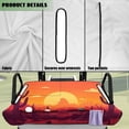thumbnail image 6 of Uorisanigo Sunset Cactus Golf Cart Seat Covers Fits for EZGO, Yamaha, Club Car and More 2 Person Seats Golf Carts, Universal Golf Cart Seat Towel Blanket with 4 Front Pockets, 6 of 7