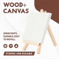 thumbnail image 4 of 20Pcs Mini Canvas Drawing Board with Easel, Painting Canvas Panel, Suitable for Art Painting Party S, 4 of 5