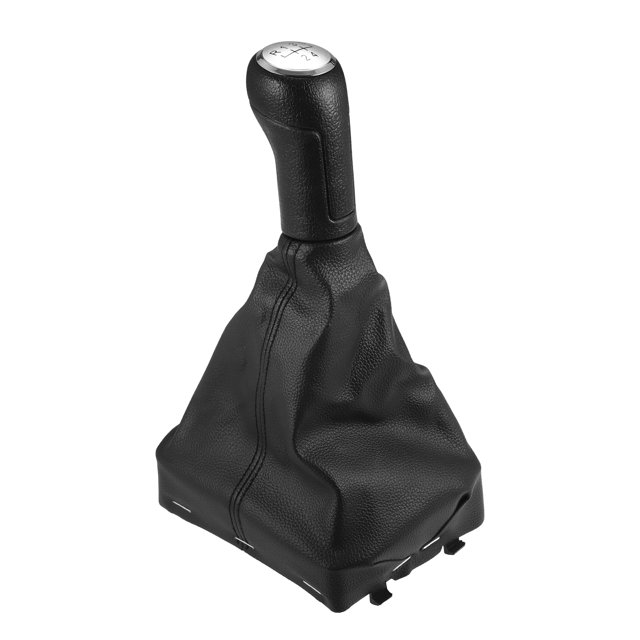 Pomo de cambio de 5 velocidades Unique Bargains con cubierta - Palanca de cambios - para VW Polo 01-09 Plástico Negro 1 Pc