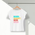 thumbnail image 1 of Camiseta de manga corta para mujer con cuello redondo y ajuste regular para ir de compras en la playa S, 1 of 8