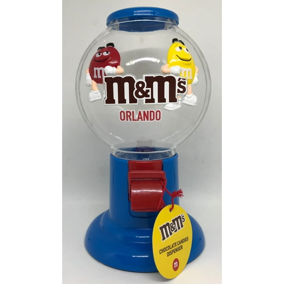 M&M's World Bubble Gum Machine Candy Dispenser Orlando New with Tags