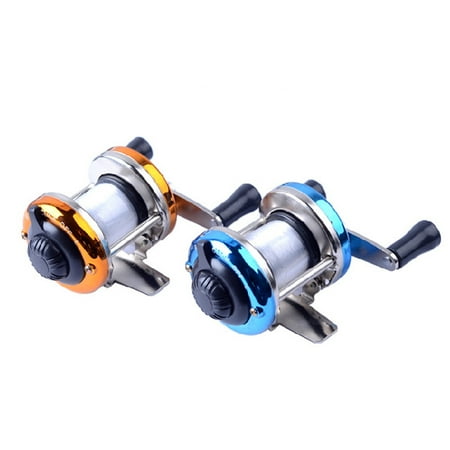 SPRING PARK Portable Baitcasting Bait Casting Reel Left/Right Hand Tackle Ice Fishing Wheel 3.0:1