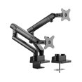 thumbnail image 1 of Amer Mounts Spring Assisted Dual Articulating Arm For 15"-32" Monitors - Clamp and Grommet Base - HYDRA2B, 1 of 5