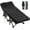U Ink Black, variant on Camping Cot for Adults 900LBS - Oversized Folding Bed with Mattress Pad, Heavy Duty 1200D Oxford Outdoor Cot with Carry Bag