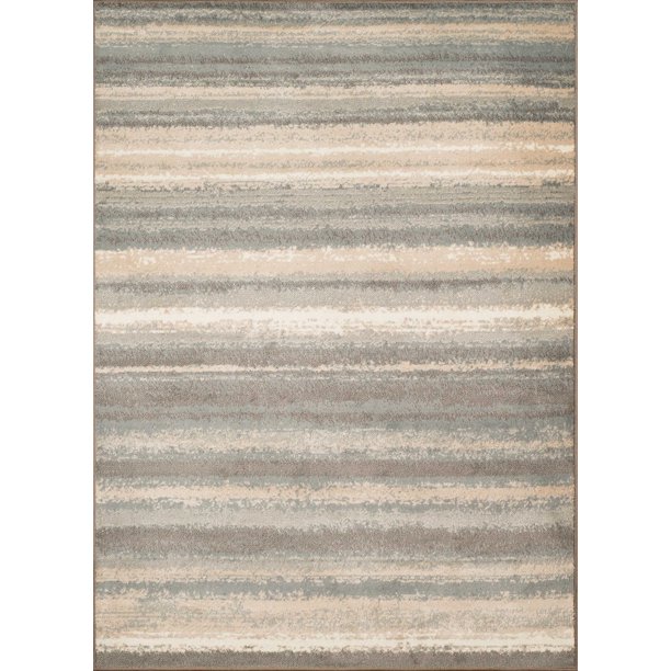 63" x 86" x 0.3" Multi Olefin Area Rug