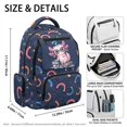 thumbnail image 4 of HELLHERO Axolotl 17 Inch Book Bags with Water Repellent Fabric, Durable Ventilated Padded Backpack for Back to School High School and Hiking, 4 of 7
