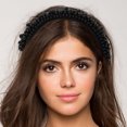 thumbnail image 3 of Diademas de perlas únicas para mujer, diademas de esponja barrocas, tocado elegante, 3 of 8