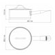 thumbnail image 3 of Olla Professional Tramontina 20 cm, 3 of 4