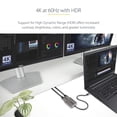 thumbnail image 4 of Adaptador USB-C a HDMI Dual StarTech.com Negro con Cable Extralargo Integrado para Notebook Solo Win, 4 of 7
