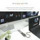 thumbnail image 4 of Adaptador USB-C a HDMI Dual StarTech.com Negro con Cable Extralargo Integrado para Notebook Solo Win, 4 of 7