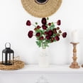 thumbnail image 2 of Northlight Real Touch™ Red Ranunculus Artificial Floral Sprays, Set of 6 - 21", 2 of 9