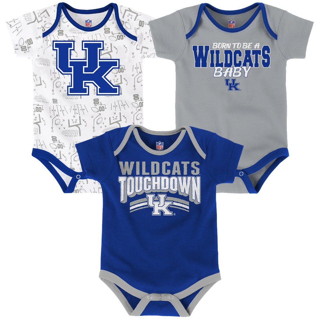 NCAA by Outerstuff NCAA boys NCAA by Outerstuff NCAA Newborn /& Infant Raglan Zip Up Coverall