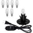 thumbnail image 1 of Kit de cable para lámpara de sal Wuluretoos 110V con dimmer, 1,5 m, 6 focos, 1 of 7