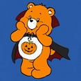 thumbnail image 2 of Toddler's Care Bears Halloween Vampire Trick-or-Sweet Bear Graphic Tee Royal Blue 2T, 2 of 3