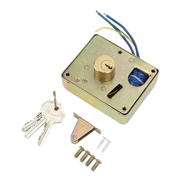 Tevlaphee Cerradura Antirrobo Del Volante Con 3 Llaves, Naranja, Tipo