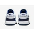 thumbnail image 4 of Men's Nike Dunk Low White/Football Grey-Game Royal (FQ8826 100) - 10, 4 of 4