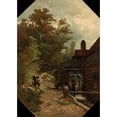 thumbnail image 3 of Gerard Bilders 11x14 Black Modern Framed Museum Art Print Titled - Jacob Van Ruisdael Sketching a Watermill (1864), 3 of 5