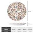 thumbnail image 2 of Gaeub Floral Print Ceramic Plate,Dinner Plates,Bone China Decorative Plates with Display Stand,Art Ceramic Ornaments for Wall Hanging Decoration-6in, 2 of 6