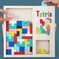 thumbnail image 2 of Cube Stac Game With -ured K Brain Teaser Tetris Toys, 2 of 4