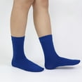 thumbnail image 5 of Womens Combed Cotton Color Thin socks Viscose- Breathable Soft Crew Casual Socks Comfort Gift 4 Pairs, 5 of 6