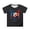 Black, variant on Girls Casual Short Sleeve T-Shirt with Ice Baseball Print, Comfortable Loose-Fit Top for Everyday Wear and Sports