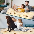 thumbnail image 3 of Blanket Burrito Tortilla, forro polar blanco de 85 cm para adultos, 3 of 6