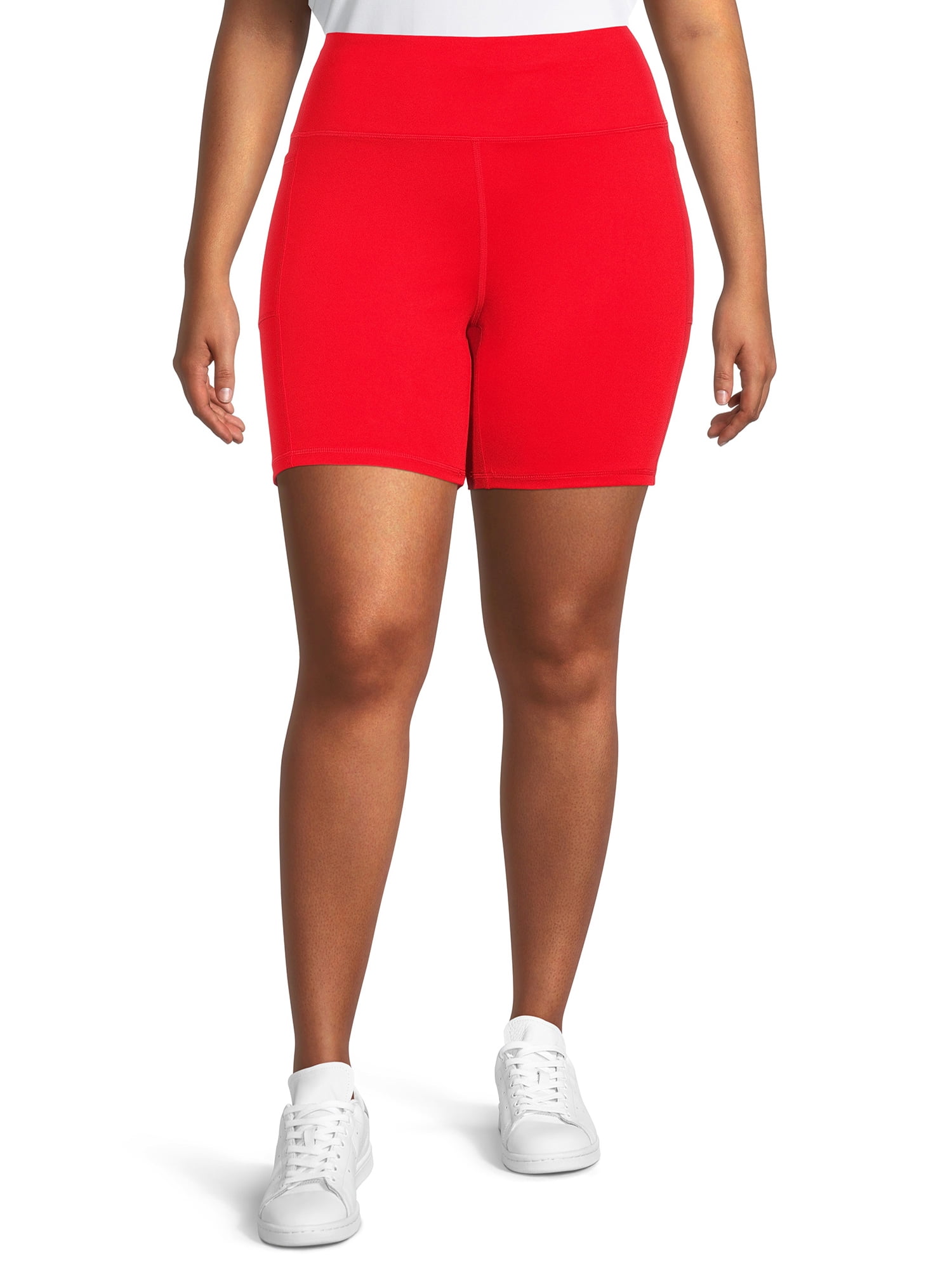 Athletic Works Women's Plus Size Bike Shorts