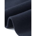 thumbnail image 6 of DARING DIVA Women's Plus Size Long Sleeve Stand Collar Trench Coat 4X Dark Blue, 6 of 6